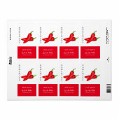 Modern Zelfgemaakt Hot Sauce Label (Full Sheet)