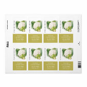 Modern zelfgemaakt ingelegde bloemkool Label (Full Sheet)