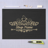 Modern Zelfgemaakte koffie Bakkerij op maat Busine Tissuepapier (Craft)