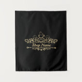 Modern Zelfgemaakte koffie Bakkerij op maat Busine Wandkleed (Voorkant)