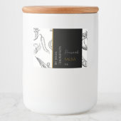 Modern Zelfgemaakte Tomatensalsa Label Voedselcontainer Etiket (Voorkant)