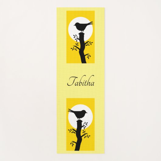 Modern Zen Bird Yogamat (Voorkant)