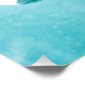 Modern Zen Blue Poster – Minimal Abstract Wall Art (Hoek)