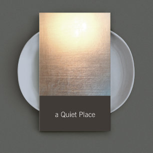 Modern Zen Glow Yoga en Healing Arts Visitekaartje