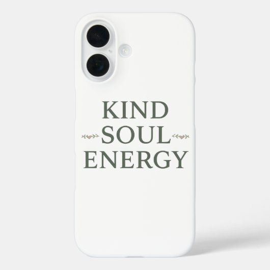 Modern Zen Positive Energy Quote Case-Mate iPhone Case (Achterkant)