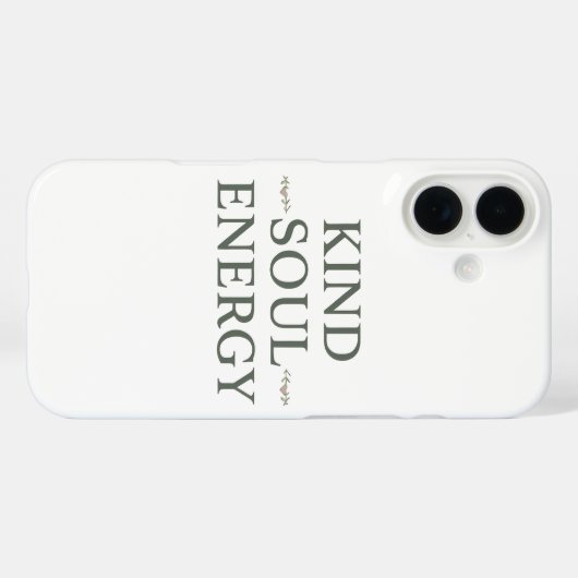 Modern Zen Positive Energy Quote Case-Mate iPhone Case (Achterkant (horizontaal))
