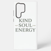 Modern Zen Positive Energy Quote Samsung Galaxy Hoesje (Achterkant)
