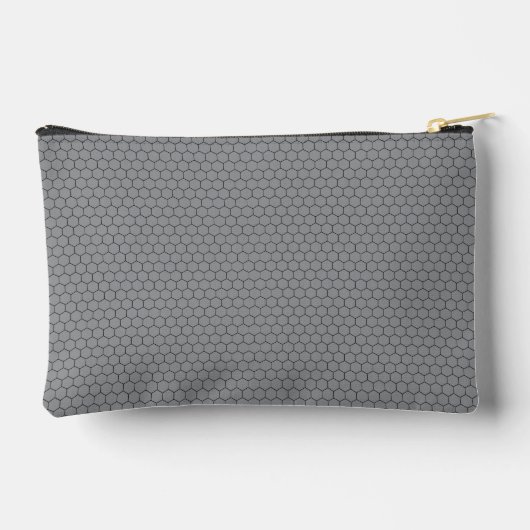 Modern zeshoekig raster geometrisch patroon etui (Achterkant)