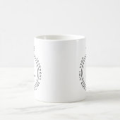 Modern 'Ziet deze ring er verloofd uit?' Koffiemok (Center)