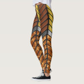 Modern Zigzag Chevron Giraffe Animal Print Leggings (Links)