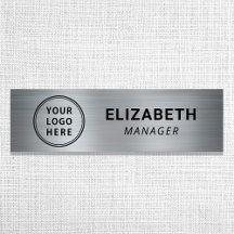 Modern Zilveren Zakelijk Logo