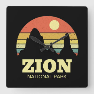 Modern Zion National Park Zuidwest Utah  Vierkante Klok