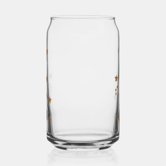 Modern Zodiac Sign Gold Aquarius | Element Air Blikvorm Glas (Links)