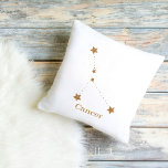 Modern Zodiac Sign Gold Cancer | Element Water Buitenkussen<br><div class="desc">Modern Zodiac Sign Gold Cancer | Element Water</div>
