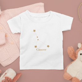 Modern Zodiac Sign Gold Cancer | Element Water Kinder Shirts