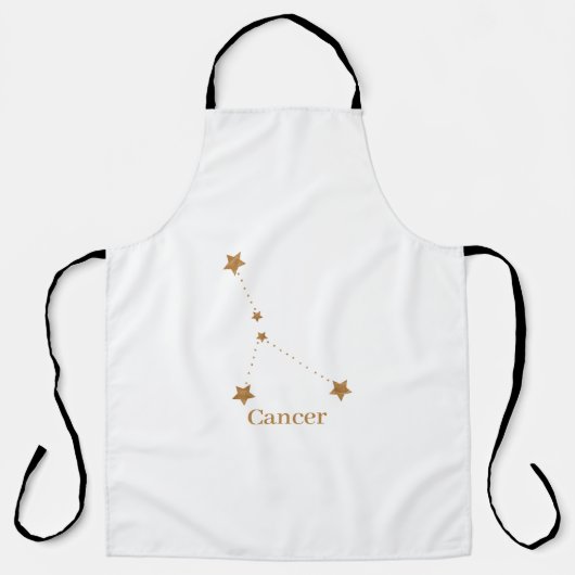 Modern Zodiac Sign Gold Cancer | Element Water Schort (Voorkant)