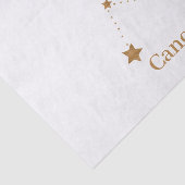 Modern Zodiac Sign Gold Cancer | Element Water Tissuepapier (Detail)