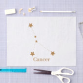 Modern Zodiac Sign Gold Cancer | Element Water Tissuepapier (Craft)
