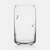 Modern Zodiac Sign Gold Capricorn | Element Earth Blikvorm Glas (Links)