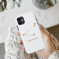 Modern Zodiac Sign Gold Capricorn | Element Earth