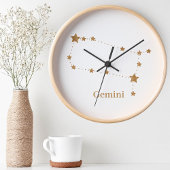 Modern Zodiac Sign Gold Gemini | Element Air