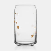 Modern Zodiac Sign Gold Leo | Element Fire Blikvorm Glas (Links)