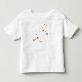 Modern Zodiac Sign Gold Leo | Element Fire Kinder Shirts (Voorkant)