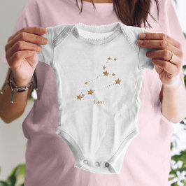 Modern Zodiac Sign Gold Leo | Element Fire Romper