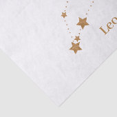 Modern Zodiac Sign Gold Leo | Element Fire Tissuepapier (Detail)