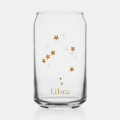 Modern Zodiac Sign Gold Libra | Element Air Blikvorm Glas (Voorkant)