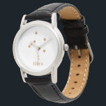Modern Zodiac Sign Gold Libra | Element Air Horloge<br><div class="desc">Modern Zodiac Sign Gold Libra | Element Air</div>