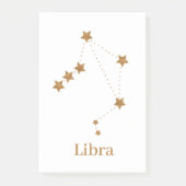 Modern Zodiac Sign Gold Libra | Element Air Post-it® Notes (Voorkant)