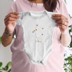 Modern Zodiac Sign Gold Libra   Element Air Romper