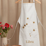 Modern Zodiac Sign Gold Libra | Element Air Schort<br><div class="desc">Modern Zodiac Sign Gold Libra | Element Air</div>