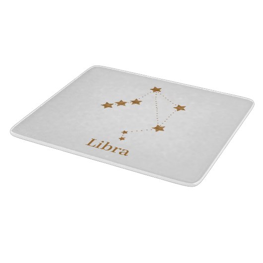 Modern Zodiac Sign Gold Libra | Element Air Snijplank (Hoek)
