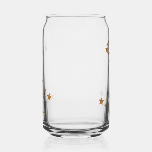 Modern Zodiac Sign Gold Pisces | Element Water Blikvorm Glas (Links)