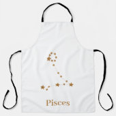 Modern Zodiac Sign Gold Pisces | Element Water Schort (Voorkant)