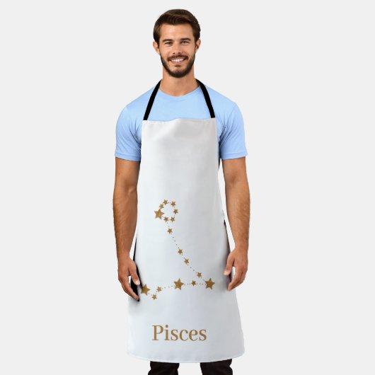 Modern Zodiac Sign Gold Pisces | Element Water Schort (Gedragen)