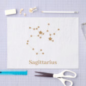 Modern Zodiac Sign Gold Sagittarius | Element Fire Tissuepapier (Craft)