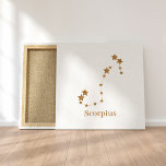 Modern Zodiac Sign Gold Scorpius | Element Water Canvas Afdruk<br><div class="desc">Modern Zodiac Sign Gold Scorpius | Element Water</div>