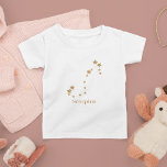 Modern Zodiac Sign Gold Scorpius | Element Water Kinder Shirts<br><div class="desc">Modern Zodiac Sign Gold Scorpius | Element Water</div>