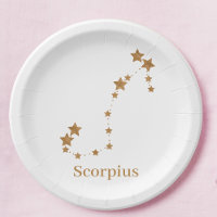 Modern Zodiac Sign Gold Scorpius | Element Water