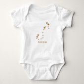 Modern Zodiac Sign Gold Scorpius | Element Water Romper (Voorkant)