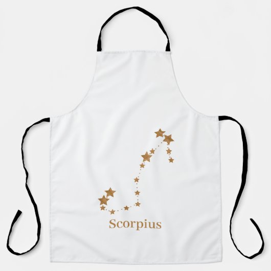 Modern Zodiac Sign Gold Scorpius | Element Water Schort (Voorkant)