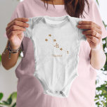Modern Zodiac Sign Gold Taurus | Element Earth Romper<br><div class="desc">Modern Zodiac Sign Gold Taurus | Element Earth</div>