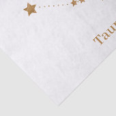 Modern Zodiac Sign Gold Taurus | Element Earth Tissuepapier (Detail)