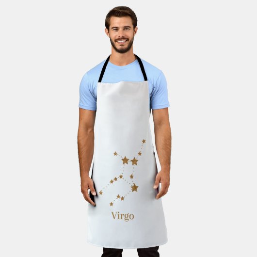 Modern Zodiac Sign Gold Virgo | Element Earth Schort (Gedragen)