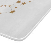 Modern Zodiac Sign Gold Virgo | Element Earth Snijplank (Hoek)