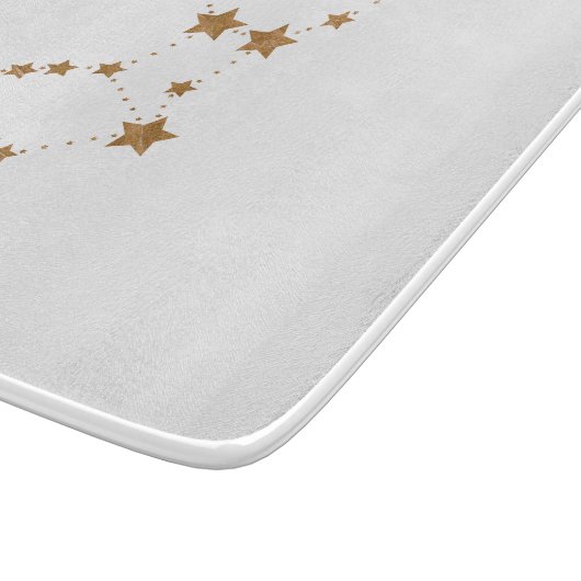 Modern Zodiac Sign Gold Virgo | Element Earth Snijplank (Hoek)