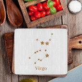 Modern Zodiac Sign Gold Virgo | Element Earth Snijplank